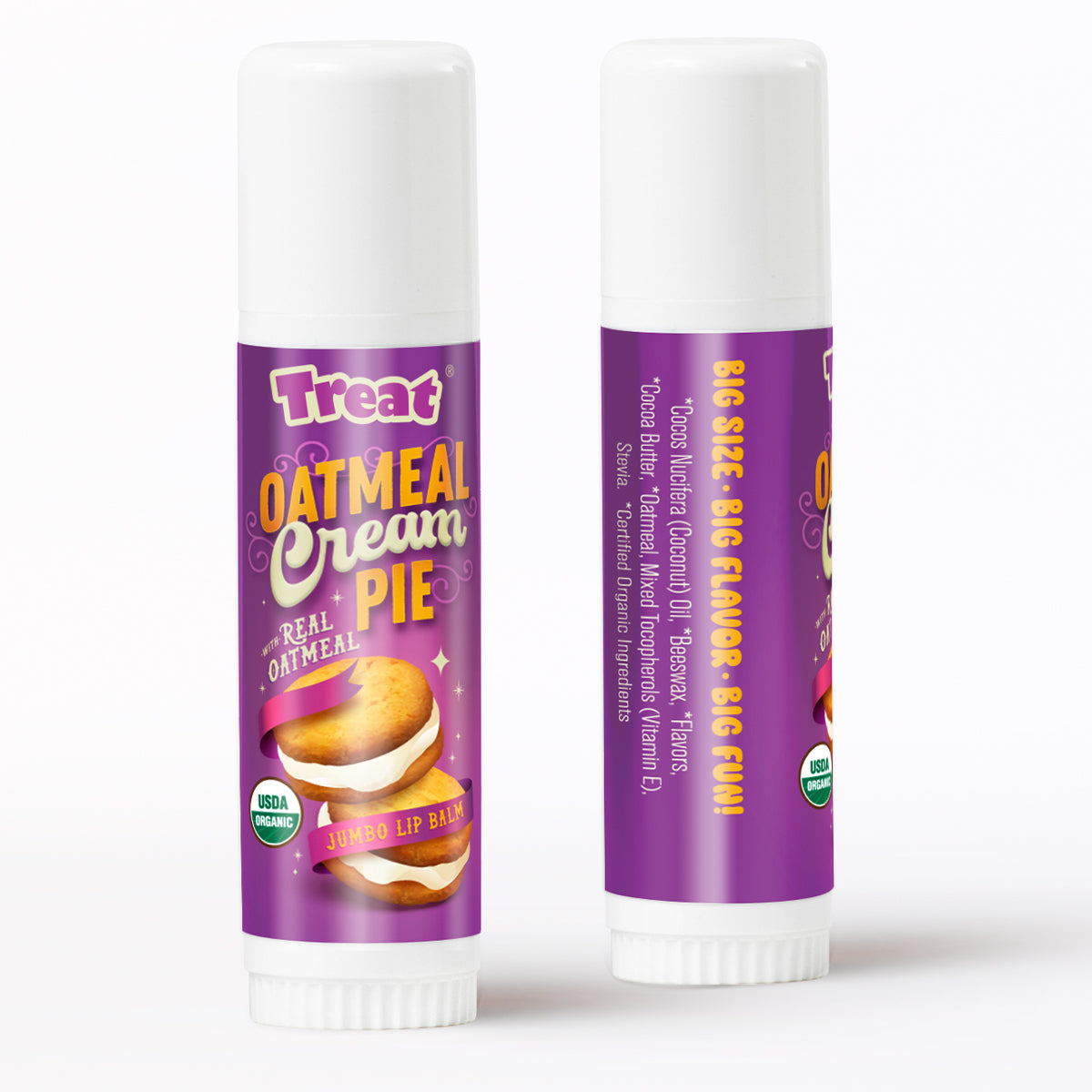 Oatmeal Cream Pie Jumbo Organic Lip Balm