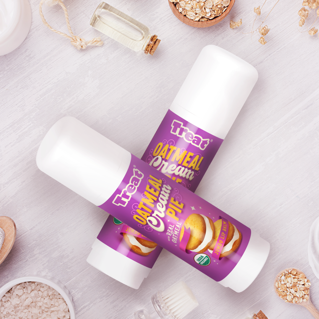Oatmeal Cream Pie Jumbo Organic Lip Balm