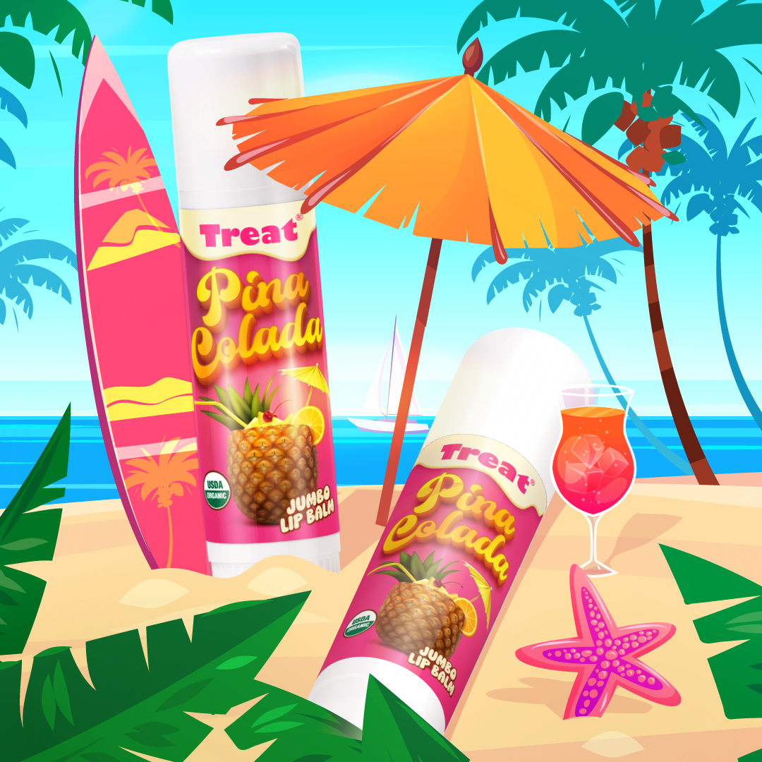 Pina Colada Jumbo Organic Lip Balm