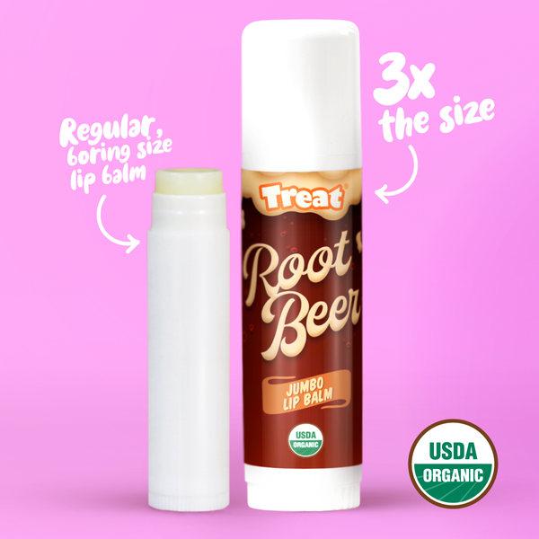 Root Beer Jumbo Organic Lip Balm