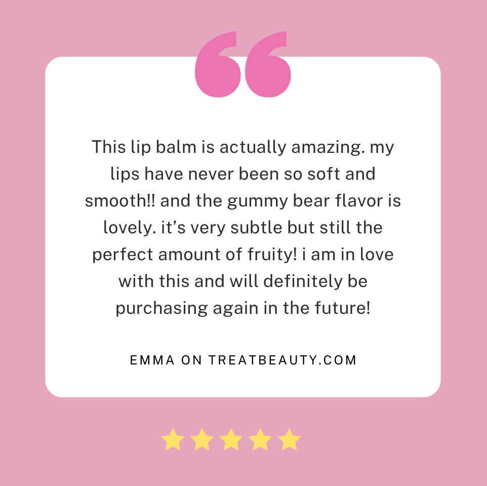 Gummy Bear Jumbo Organic Lip Balm Review