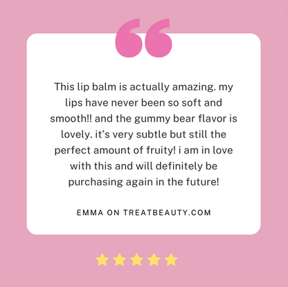 Gummy Bear Jumbo Organic Lip Balm Review