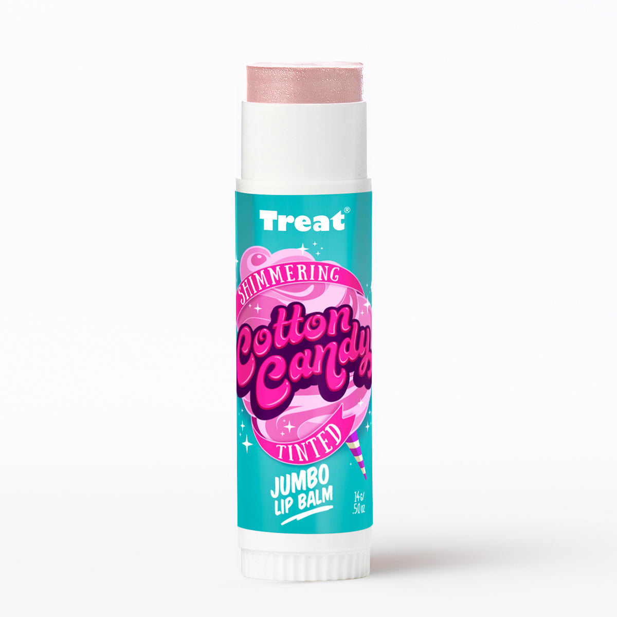 Shimmering Cotton Candy Tinted Jumbo Lip Balm