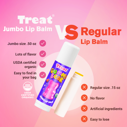 Gummy Bear Jumbo Organic Lip Balm
