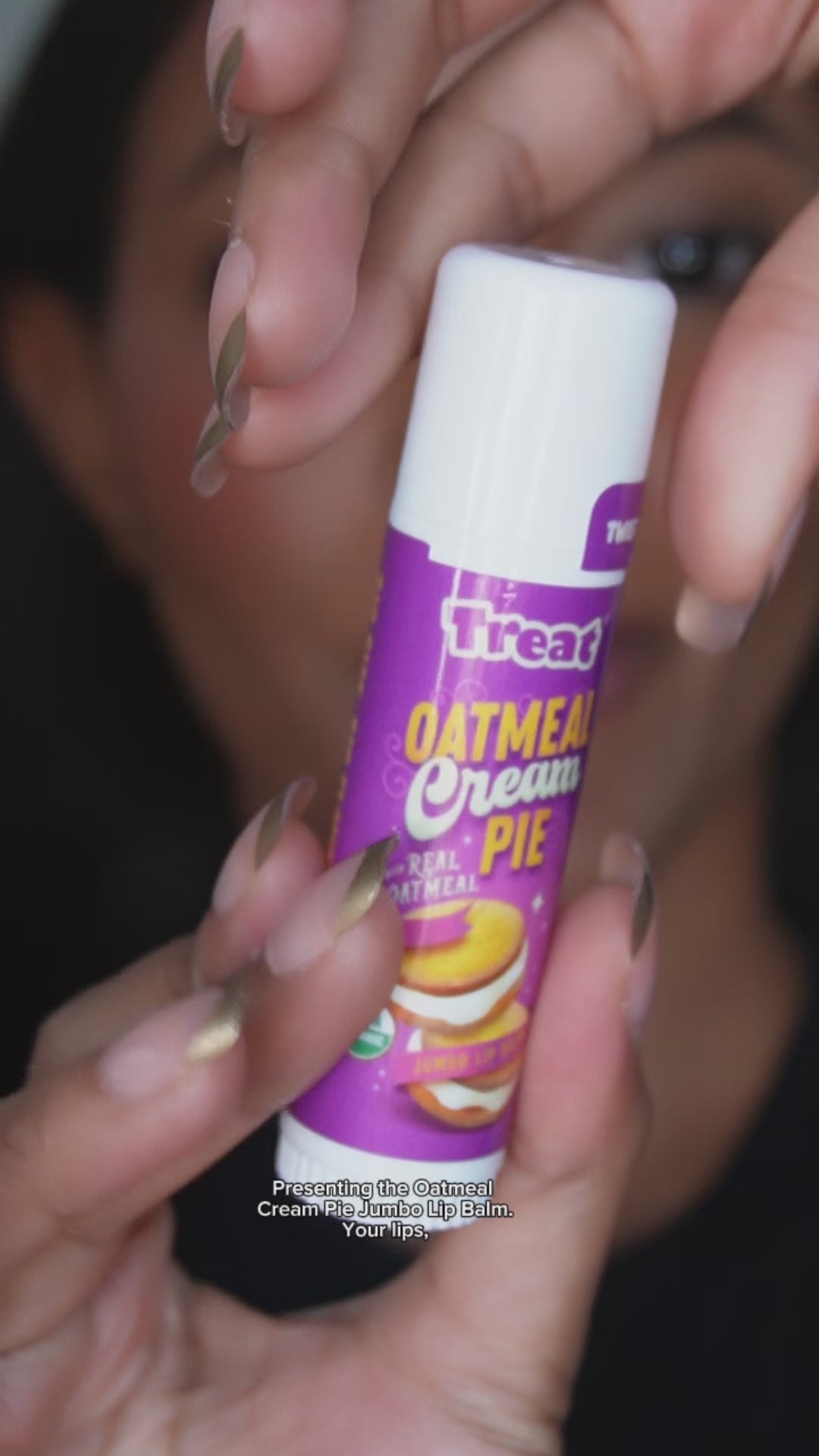 Oatmeal Cream Pie Jumbo Organic Lip Balm