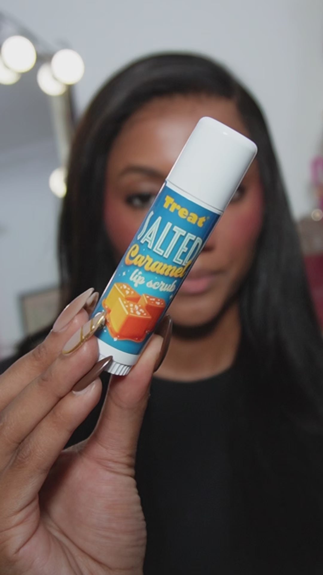 Salted Caramel Jumbo Organic Lip Scrub