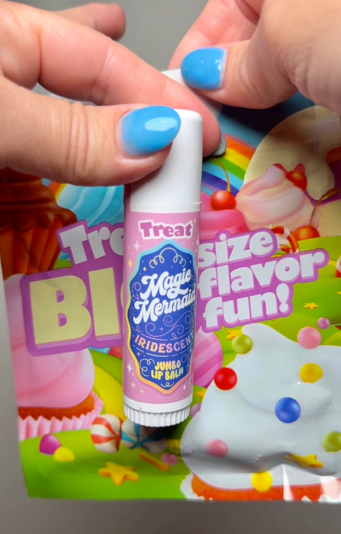 Magic Mermaid Iridescent Jumbo Lip Balm – Treat Beauty