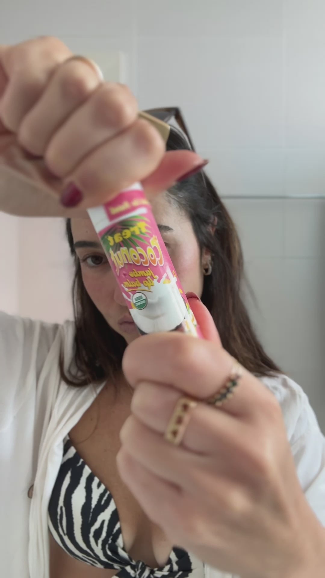 Coconut Jumbo Organic Lip Balm