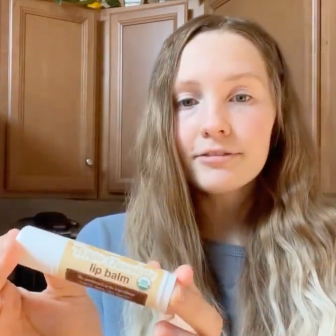 White Chocolate Jumbo Organic Lip Balm