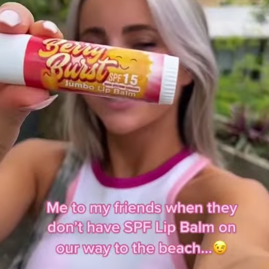 Berry Burst SPF 15 Jumbo Organic Lip Balm