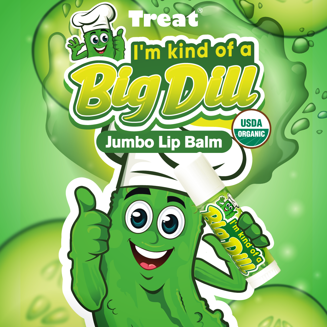 Big Dill Pickle Jumbo Lip Balm 