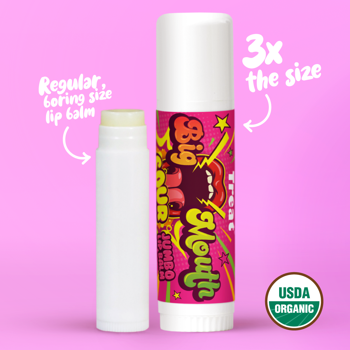 Big Mouth Jumbo Organic Lip Balm
