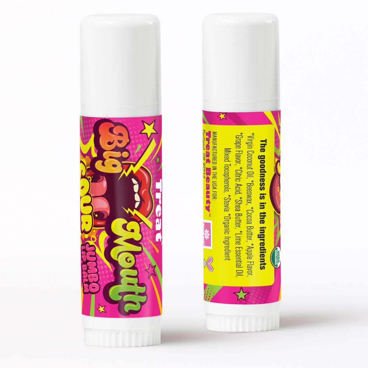 Big Mouth Sour Jumbo Lip Balm