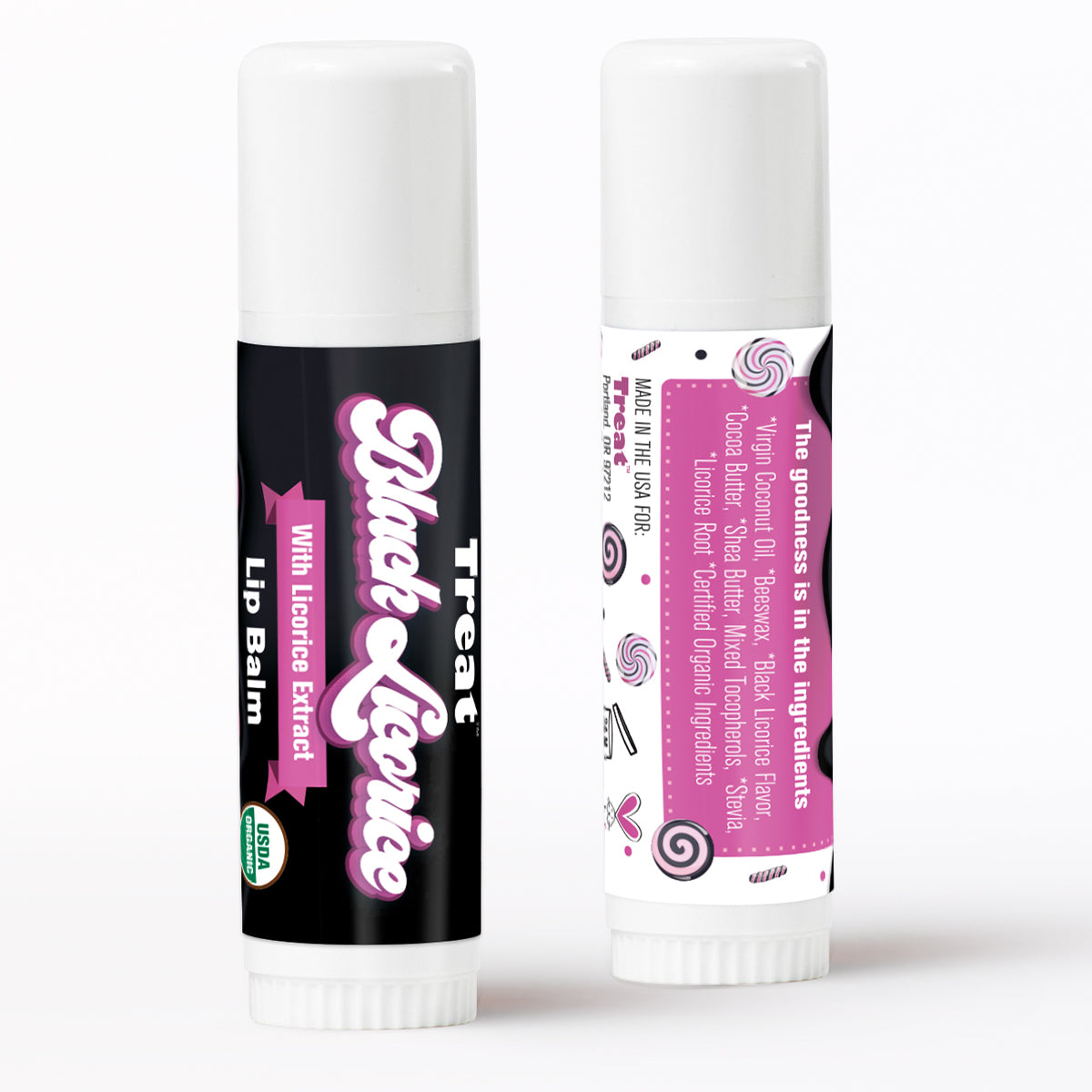 Black Licorice Jumbo Organic Lip Balm