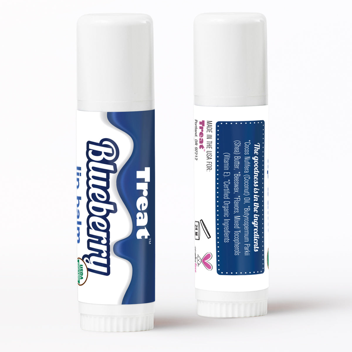 Blueberry Jumbo Organic Lip Balm