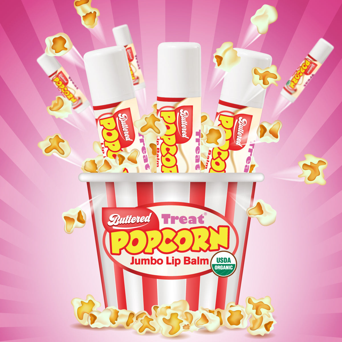 Buttered Popcorn Jumbo Lip Balm
