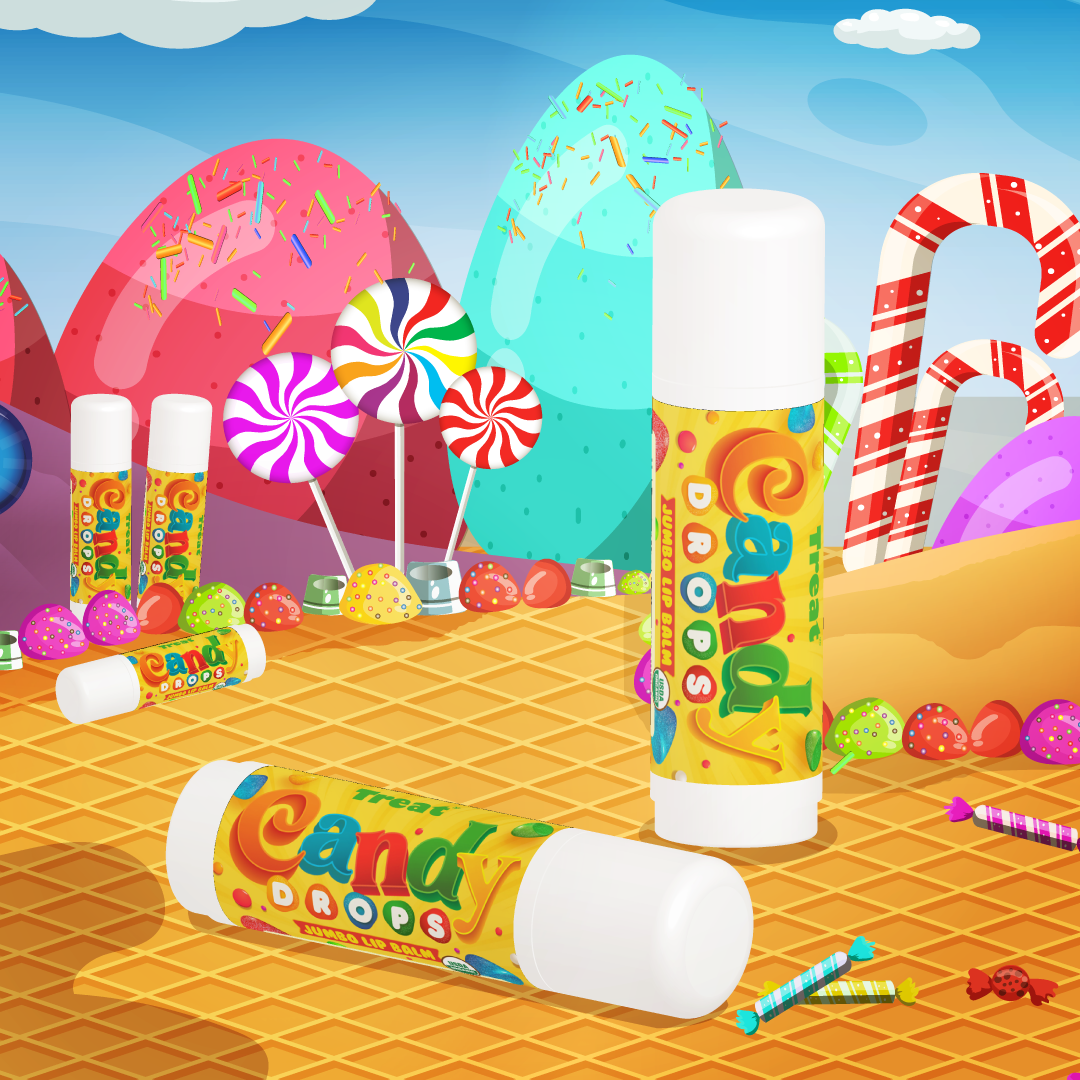 Candy Drops Jumbo Organic Lip Balm