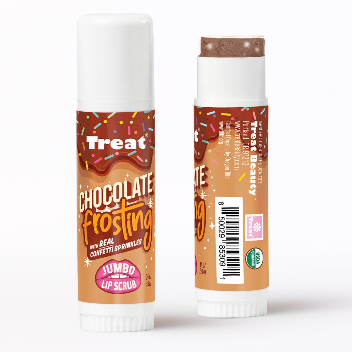 Chocolate Frosting Organic Lip Scrub