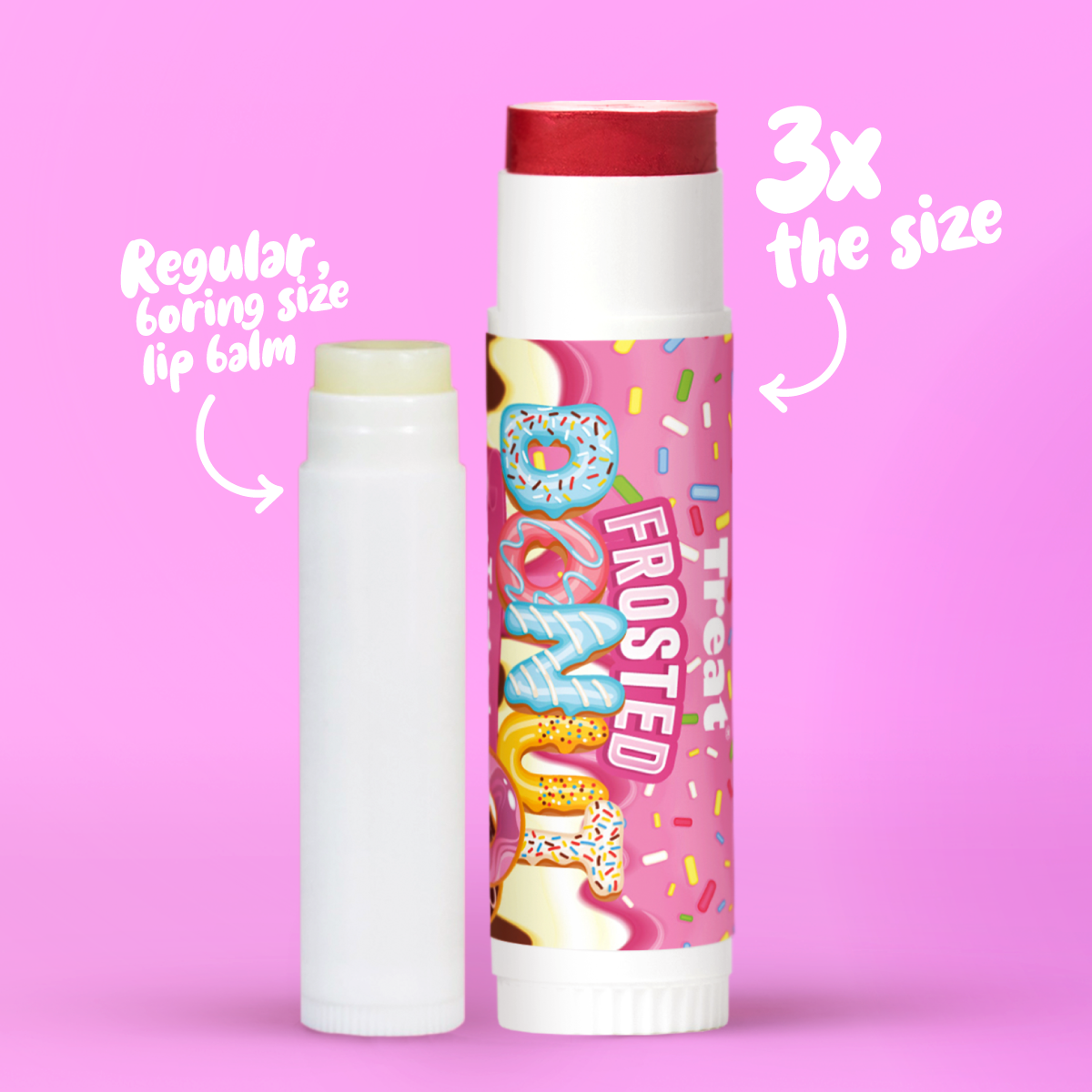 Frosted Donut Tinted Jumbo Lip Balm