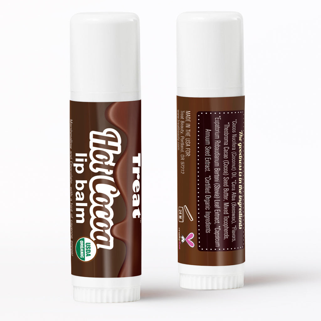 Jumbo Hot Cocoa Organic Lip Balm Treat Beauty Treat Beauty