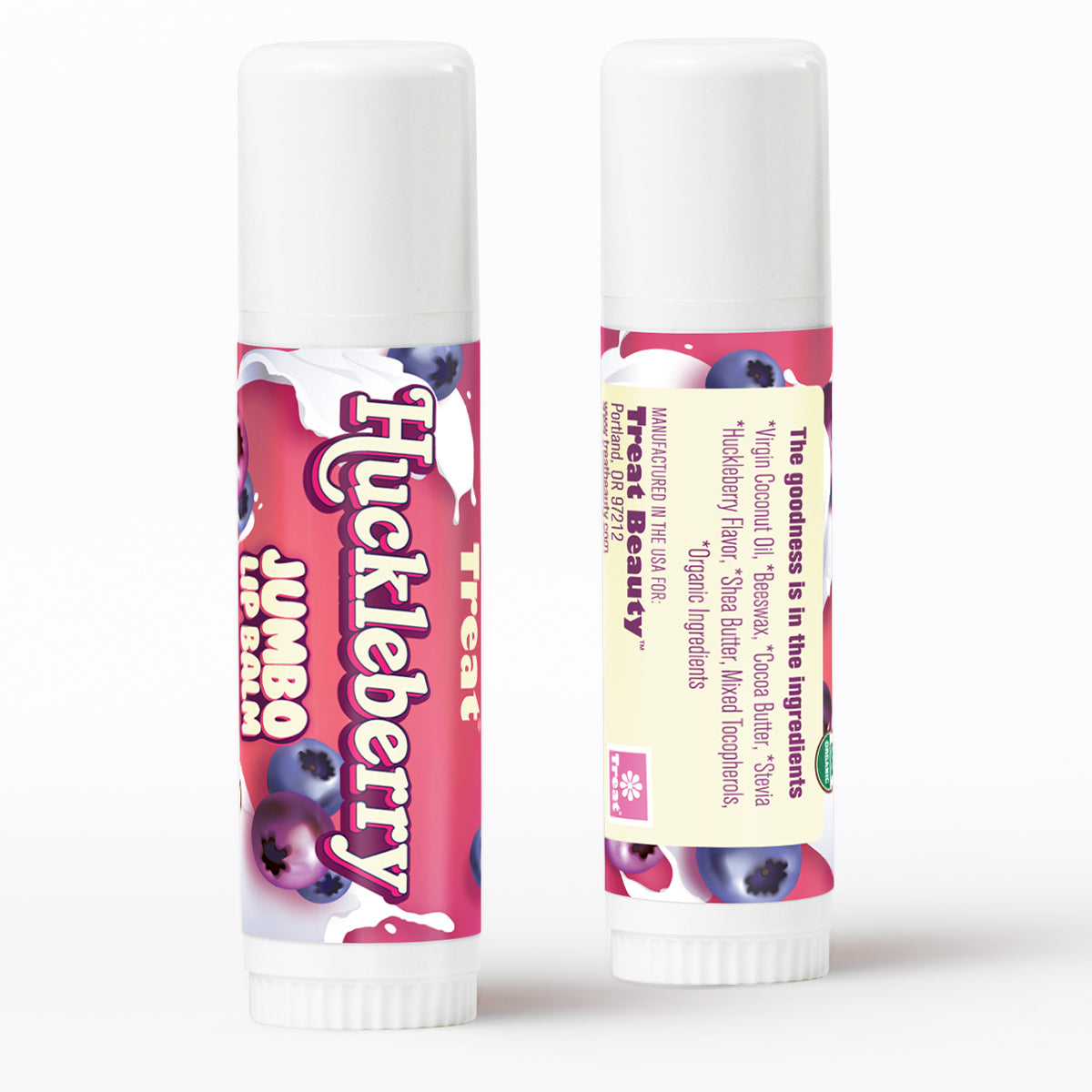 Huckleberry Jumbo Organic Lip Balm