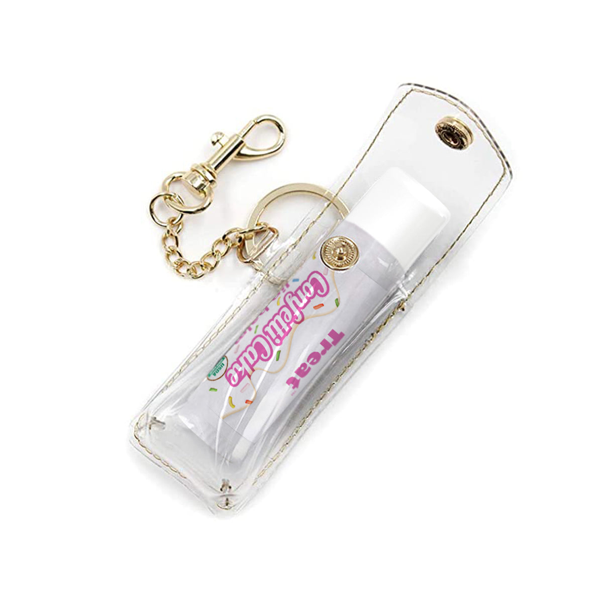 Jumbo Lip Balm Pouch with Keychain - 1 balm carrier – Treat Beauty