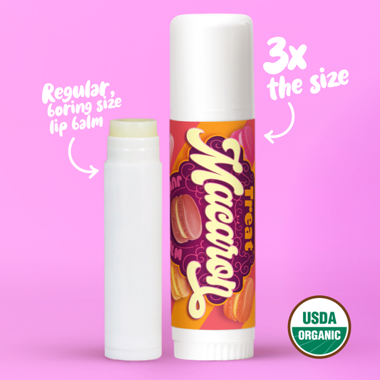 Macaron Jumbo Organic Lip Balm
