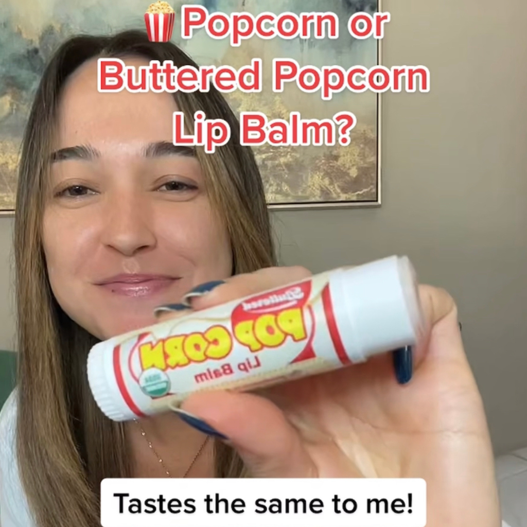 Buttered Popcorn Jumbo Organic Lip Balm