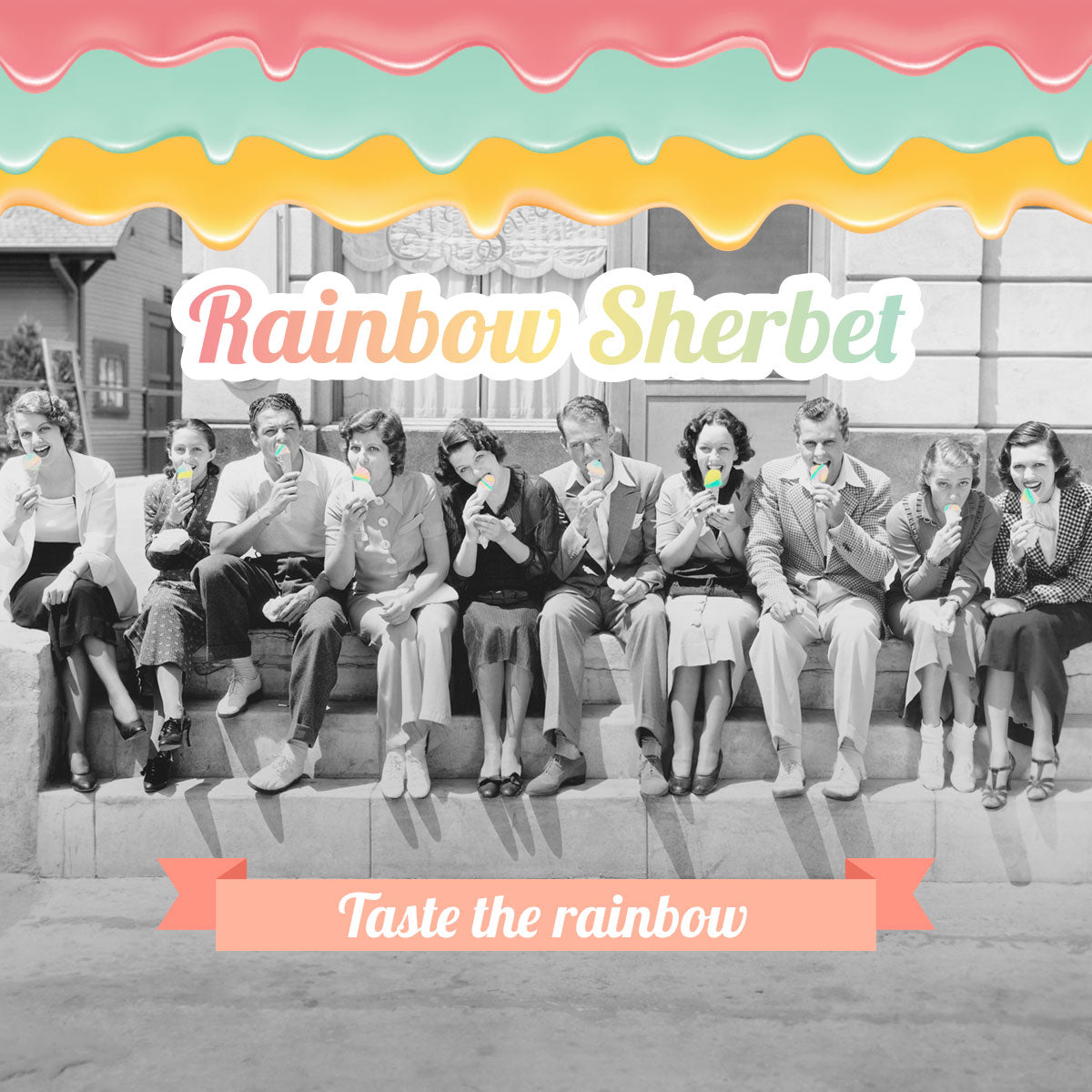 Rainbow Sherbet Jumbo Lip Balm