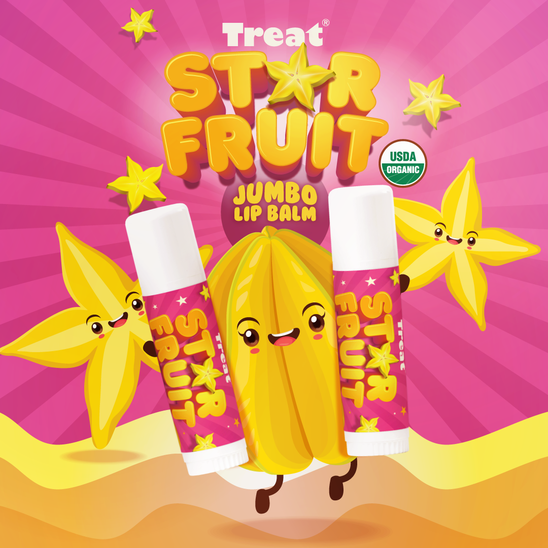 Star Fruit Jumbo Organic Lip Balm