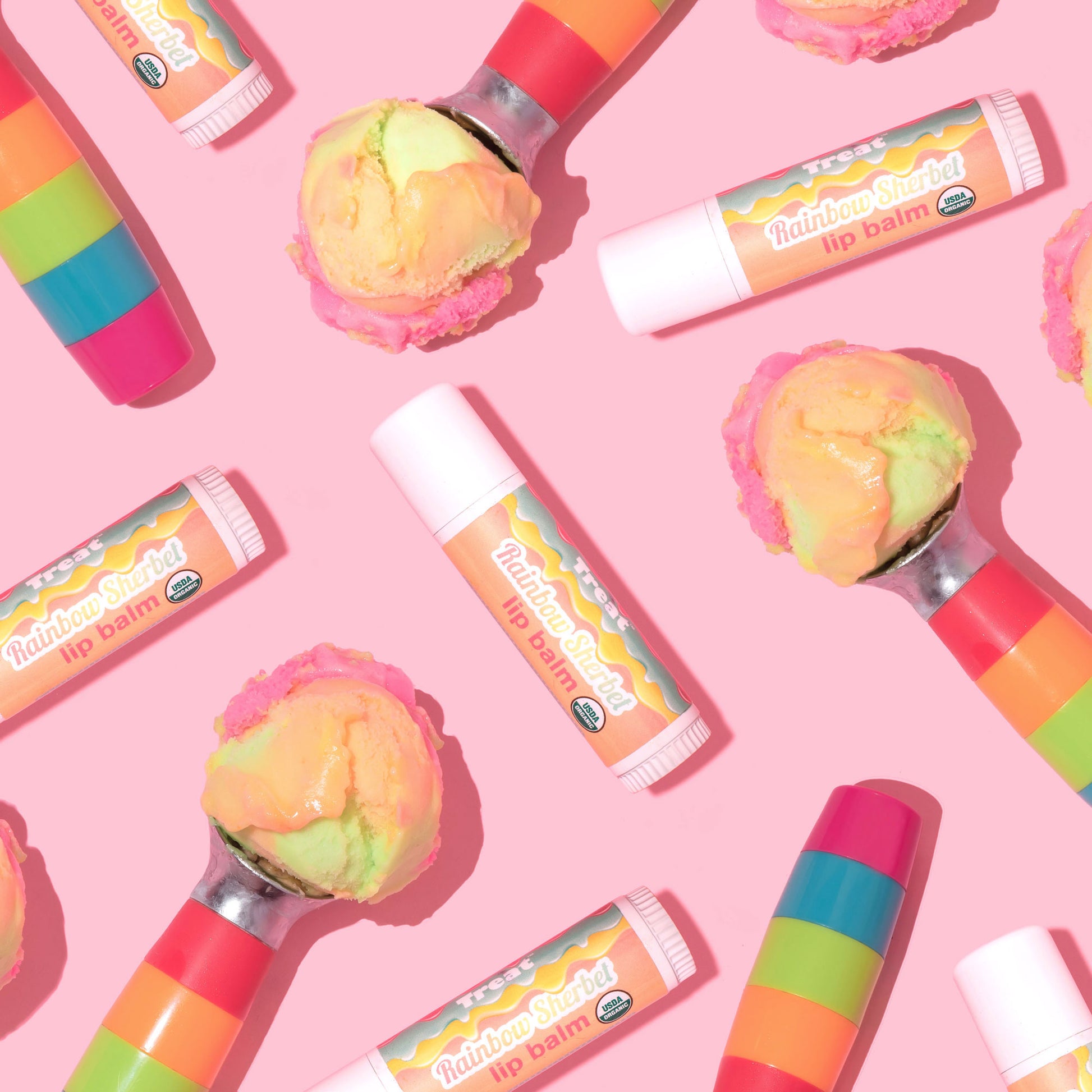 Rainbow Sherbet Jumbo Lip Balm