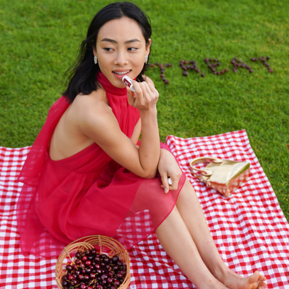 Cherry Jumbo Organic Lip Balm 